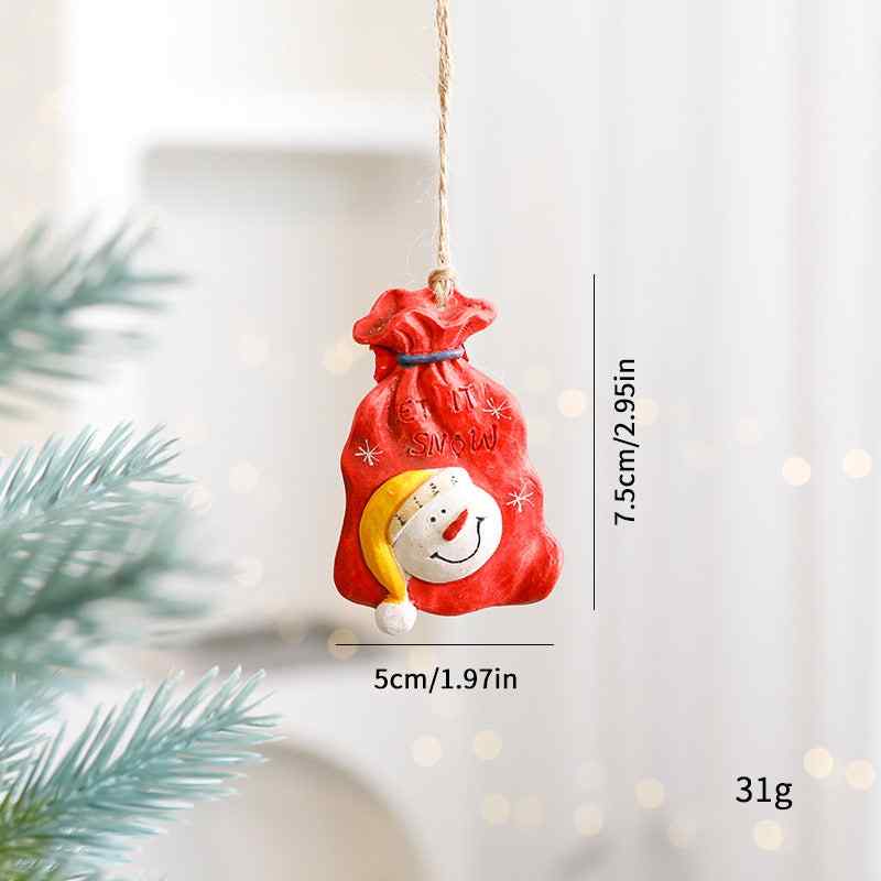 Christmas Decorations Ins Elk Pendants Tree Ornaments Cartoon Accessories Supplies