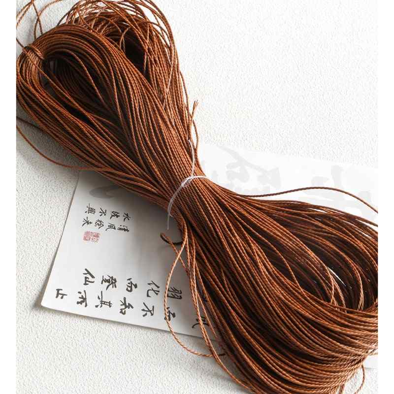1mm non-elastic wax line woven rope necklace pendant special beaded line diy accessories
