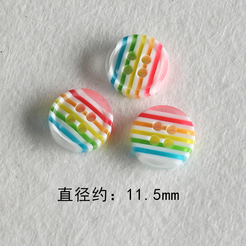 Resin color all-match niche buttons loose beads bracelet necklace mobile phone chain beads diy accessories material beads
