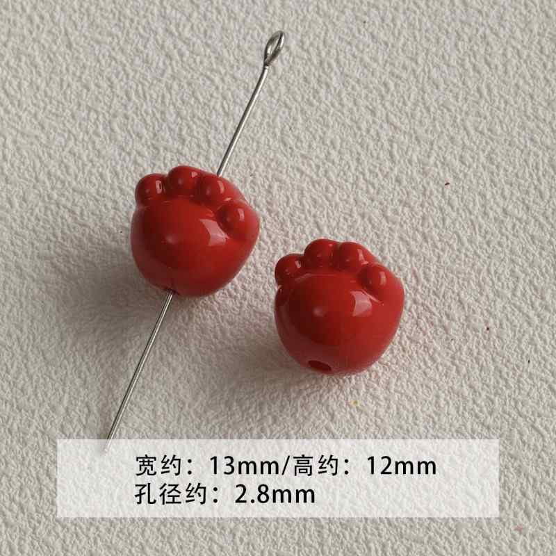 acrylic paint stars love beaded loose beads diy accessories material