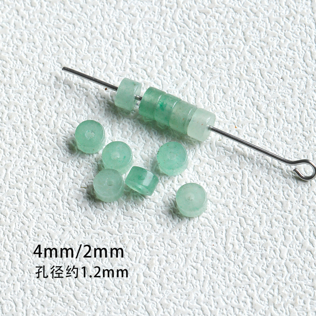 New Chinese Natural Dongling Jade Slub Scattered Beads Abacus Beads Diy Accessories Material Bracelet Necklace Beads