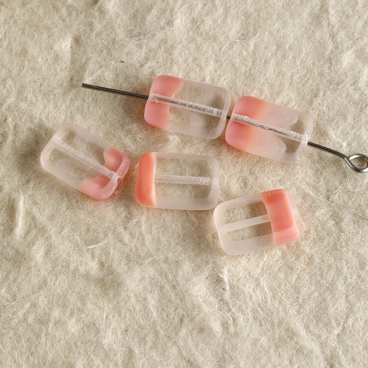 [Mo Dai Hua] Pink Imported Czech Glass Loose Beads Bracelet Necklace Mobile Phone Chain Beaded DIY Accessories Material