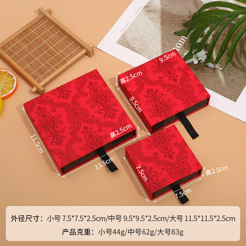 Drawer Jewelry Storage Box PE Film Floating Display Box