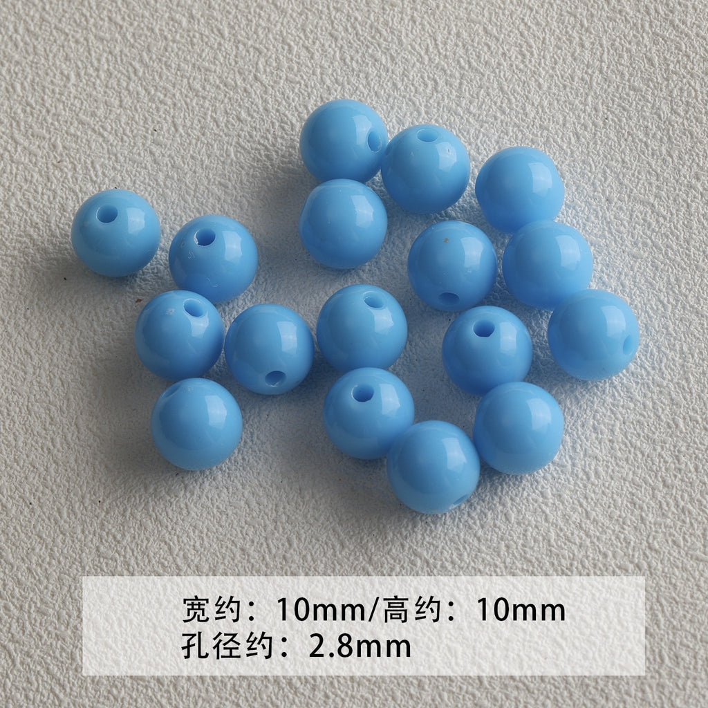 [red, yellow and blue] acrylic paint stars love beaded mobile phone chain keychain loose beads diy accessories material