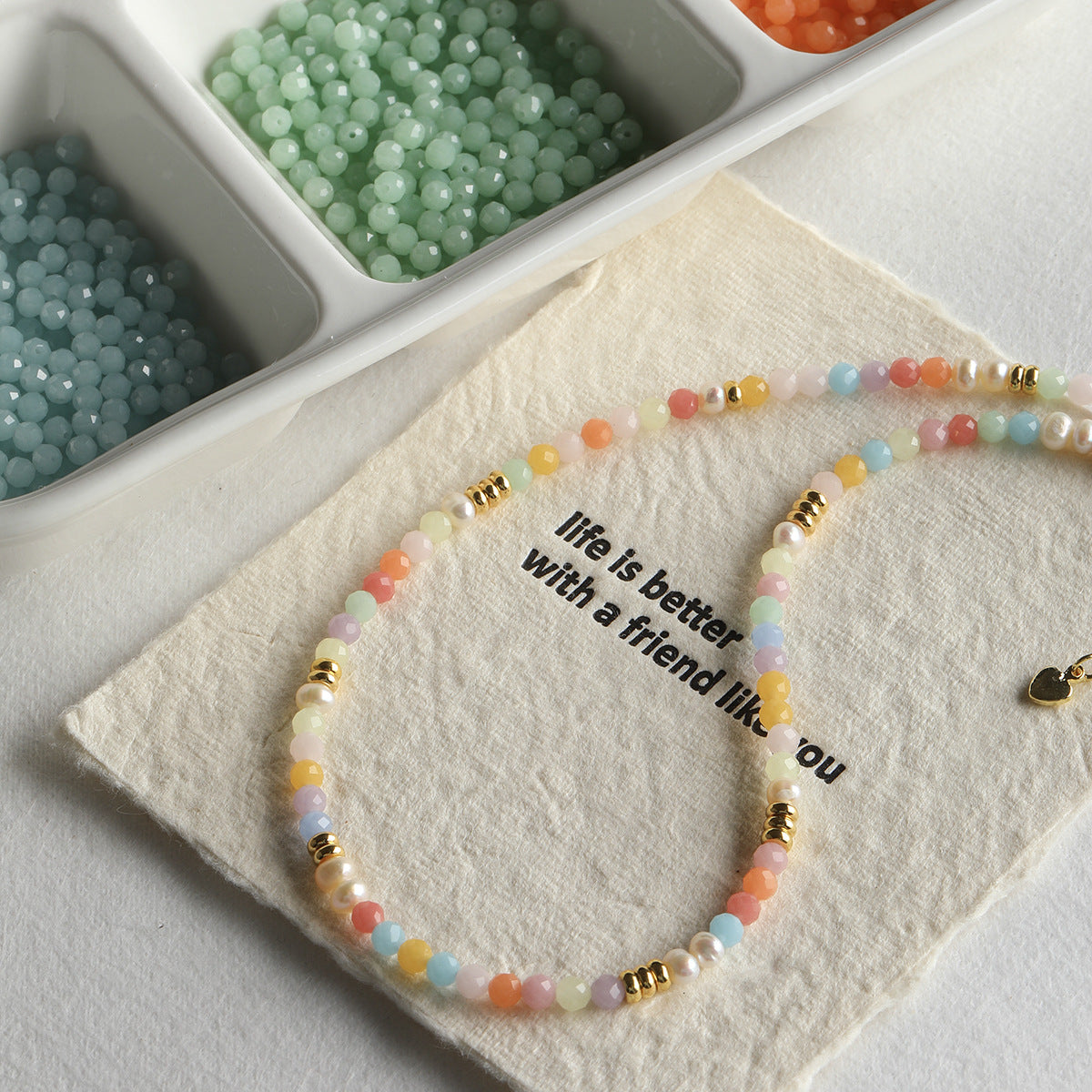 [Chunhe] 4mm Round Cut Luminous Stone Loose Beads Bracelet Necklace Mobile Phone Chain Beads DIY Accessories Material Beads