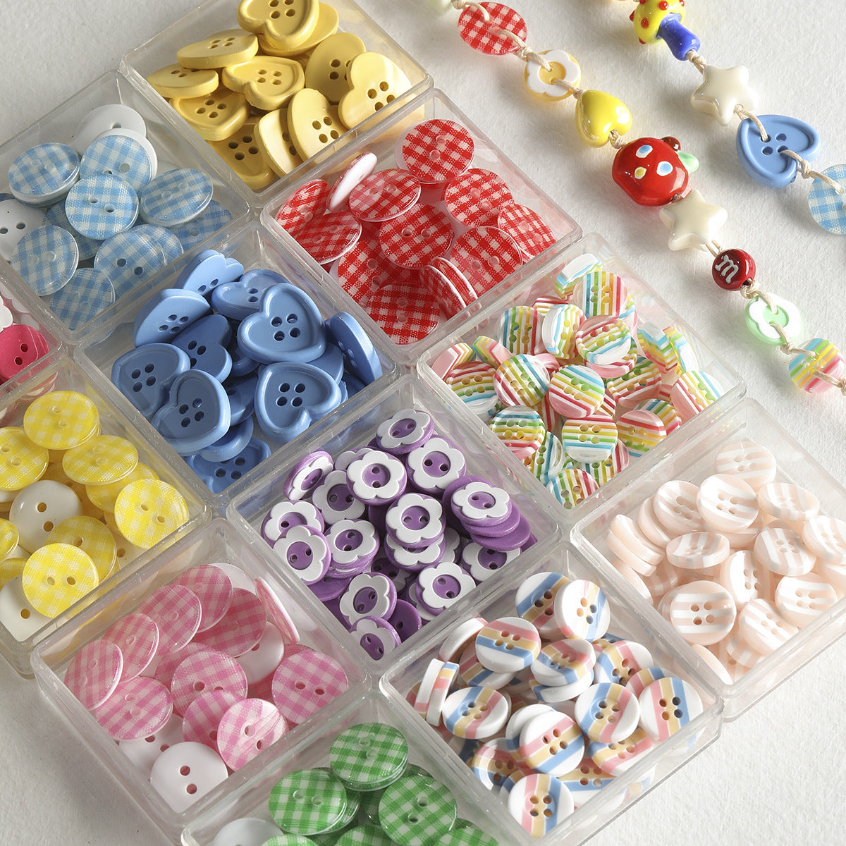 Resin color all-match niche buttons loose beads bracelet necklace mobile phone chain beads diy accessories material beads