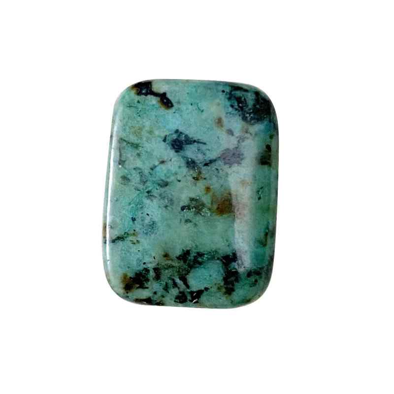 [Green Mountain Green] Turquoise Beaded Green Phosphorus Grey Round Bracelet Necklace DIY Accessories Material