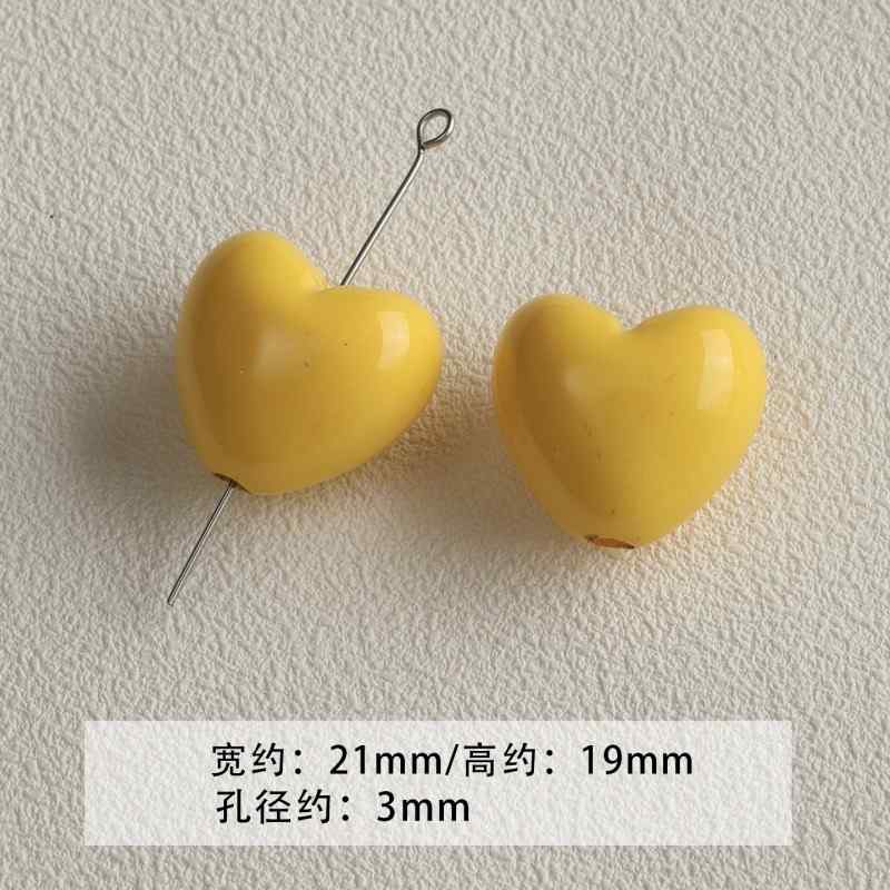 acrylic paint stars love beaded loose beads diy accessories material