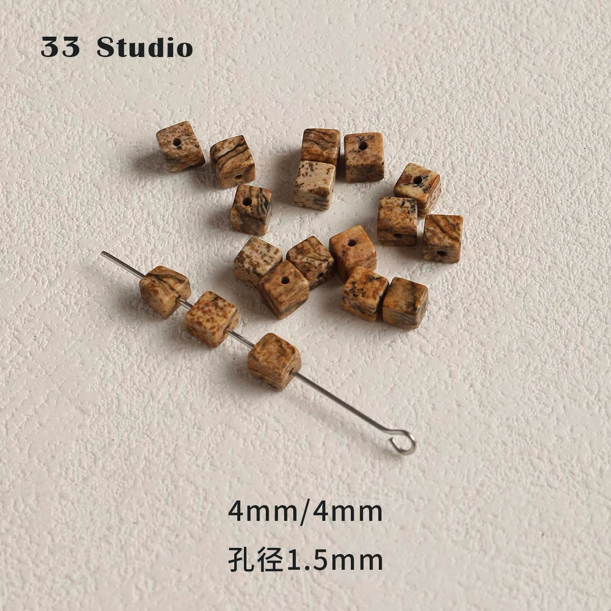 [Dunhuang] natural stone cut face sugar loose beads turquoise alashan beaded diy bracelet necklace material accessories