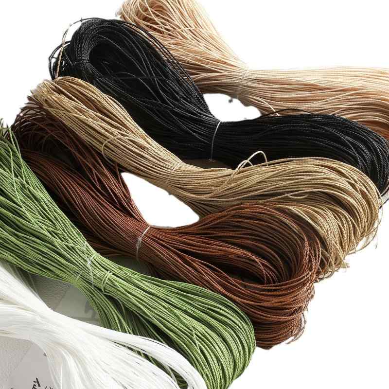 1mm non-elastic wax line woven rope necklace pendant special beaded line diy accessories
