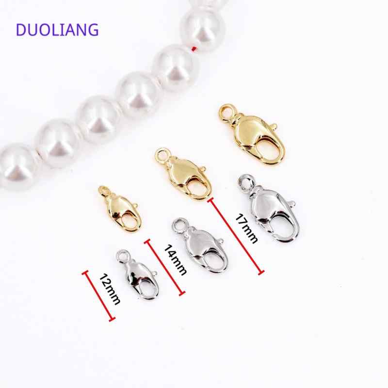 18K Plated Universal Clasp Bracelet Necklace End DIY Accessories