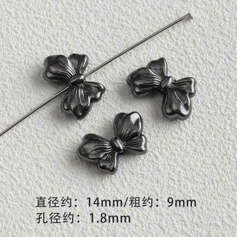 Dark Style Alloy Gun Black Pendant Spacer Beads Spacer Loose Bead Bracelet Necklace Beaded DIY Accessories