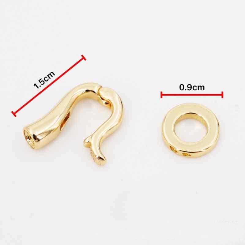 Color retaining lobster clasp extended  tail chain jewelry accessories