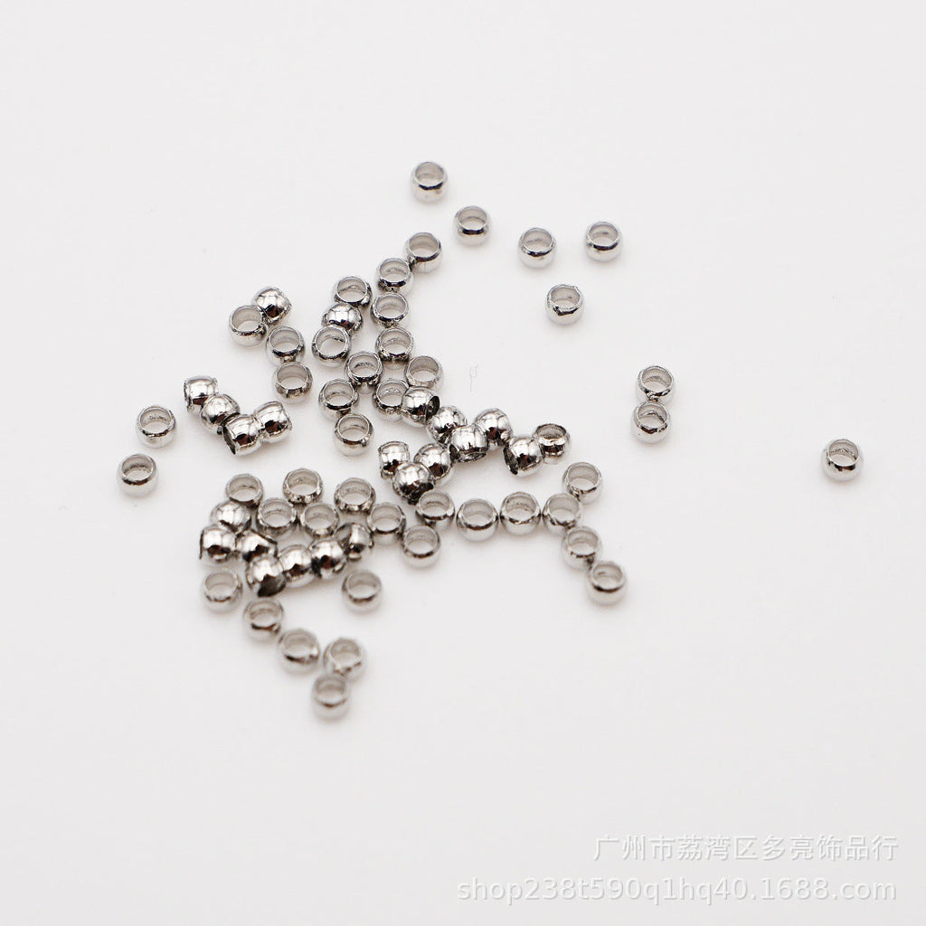 Plated clip flat positioning bead positioning tube diy accessories one bag