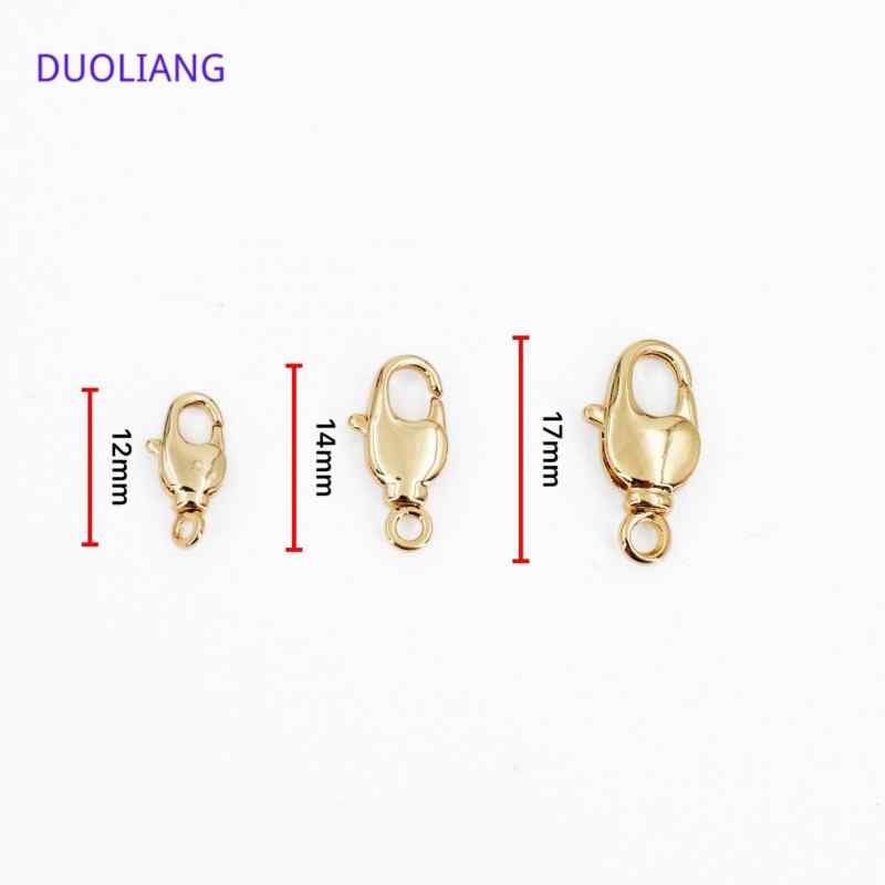 18K Plated Universal Clasp Bracelet Necklace End DIY Accessories