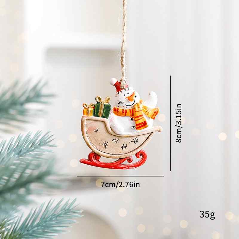 Christmas Decorations Ins Elk Pendants Tree Ornaments Cartoon Accessories Supplies