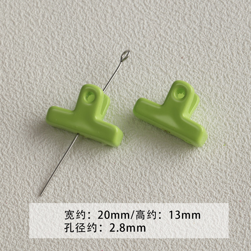 Black and green acrylic paint cheese cone star beaded mobile phone chain loose beads diy accessories material beads