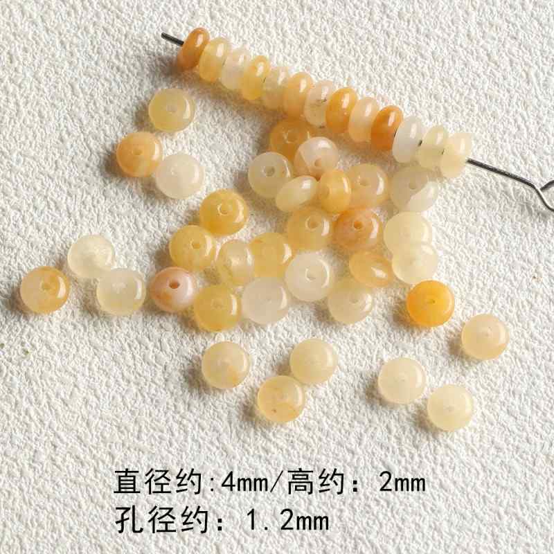 All-match natural stone round tube bead diy accessories material