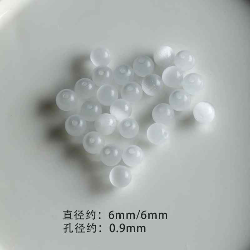 white green natural opal round loose beads diy accessories material