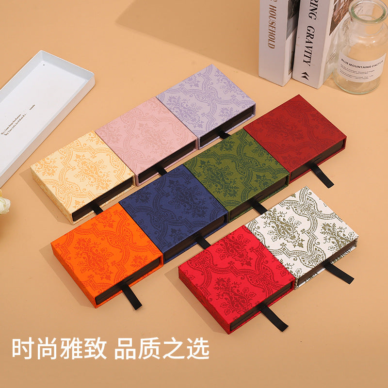 Drawer-style Jewelry Storage Box Packaging PE Film Suspension Box Anti-oxidation Jewelry Ring Bracelet Necklace Nail Art Display