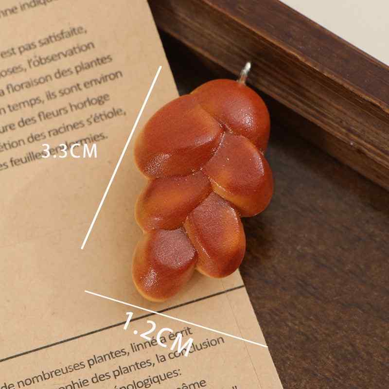 simulation food toy stick alkaline water bread resin DIY