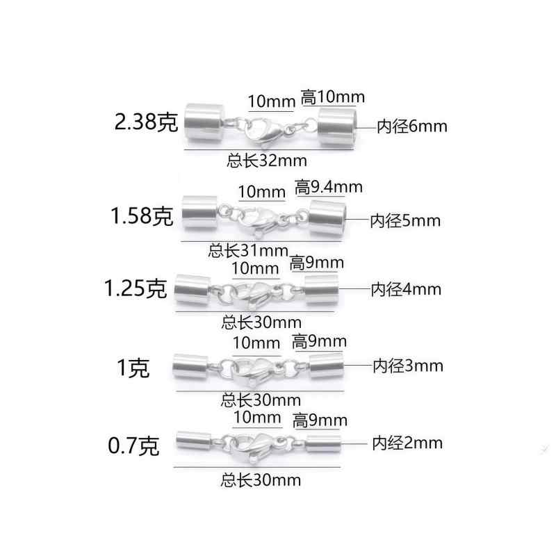 stainless steel multi-size double-headed buckle  accessories